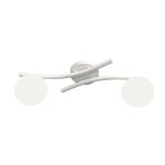Emibig Plafonnier Opus Acier Blanc | Convient pour 2x E14 - Max 10W