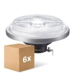 Lot 6x Philips MASTER LED Spot G53 AR111 14.8W 875lm 24D - 930 Blanc Chaud | Meilleur rendu des couleurs - Dimmable - Équivalent 75W