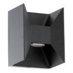 Eglo Applique Murale Morino Extérieur Aluminium Anthracite/Graphite Up & Down  5W 460lm - 830 Blanc Chaud
