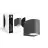 D'Lite Applique Murale Vossem Noir | IP54 - Convient Pour 1x GU10