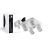 D'Lite Plafond Spot Clio Blanc Inclinable| Convient pour 4x GU10
