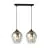 Emibig Suspension Luminaire Istar Acier Noir | Convient pour 2x E27 - Max 10W