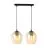 Emibig Suspension Luminaire Istar Acier Noir | Convient pour 2x E27 - Max 10W