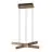 Eglo Connect.Z Smart Suspension Luminaire Folcino-Z Acier Bronze, Noir 36W 3720lm - 827-865 Variable Blanc + RGB | Dimmable