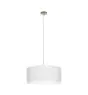 Eglo Suspension Luminaire Pasteri Acier Nickel Satiné | IP20 - Convient pour 1x E27 
