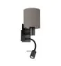 Eglo Applique Murale Pasteri Acier Noir | IP20 - Convient pour 1x E27 