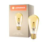 Ledvance Vintage 1906 LED E27 Poire Claire 6.5W 725lm - 824 Blanc Très Chaud | Dimmable - Équivalent 55W