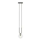 Emibig Suspension Luminaire Glam Acier Noir | Convient pour 1x E14 - Max 10W
