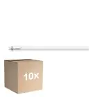 Lot 10x Philips Master Tube LED T8 (EM/Direct 230V) Ultra Output 13.5W 2500lm - 840 Blanc Froid | 120cm - Équivalent 36W