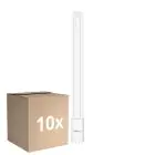 Lot 10x Osram Dulux L LED 2G11 18W 2070lm - 830 Blanc Chaud | 4-pin - Équivalent 36W